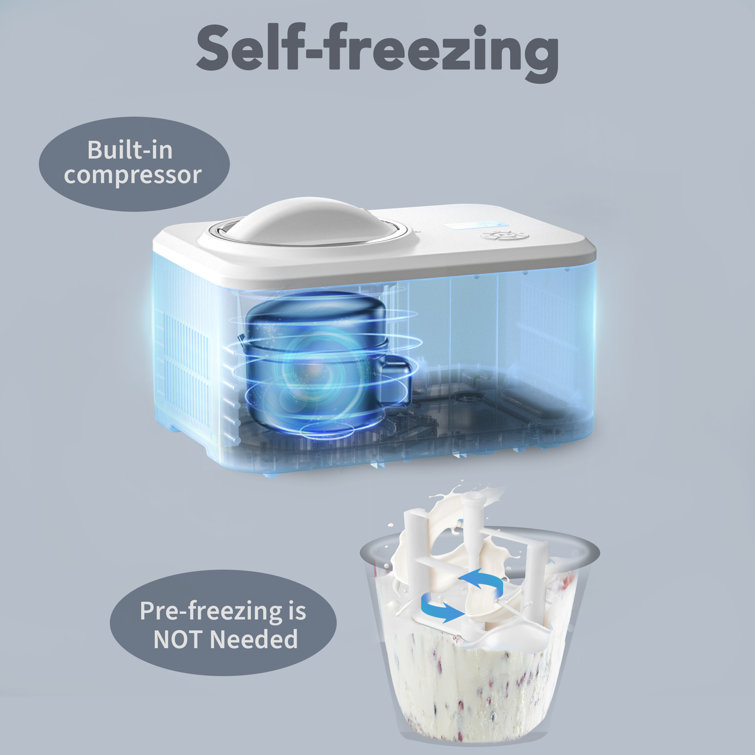 Ice cream maker that does not require best sale pre freezing